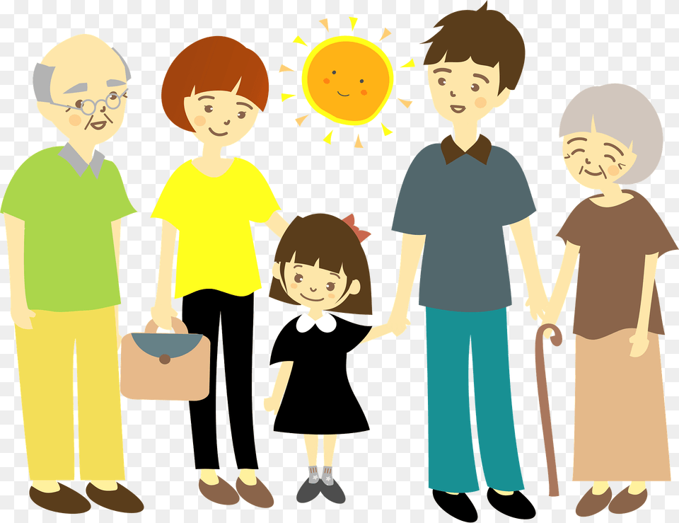 Three Generation Family Clipart, Person, Child, Boy, Male Free Png Download