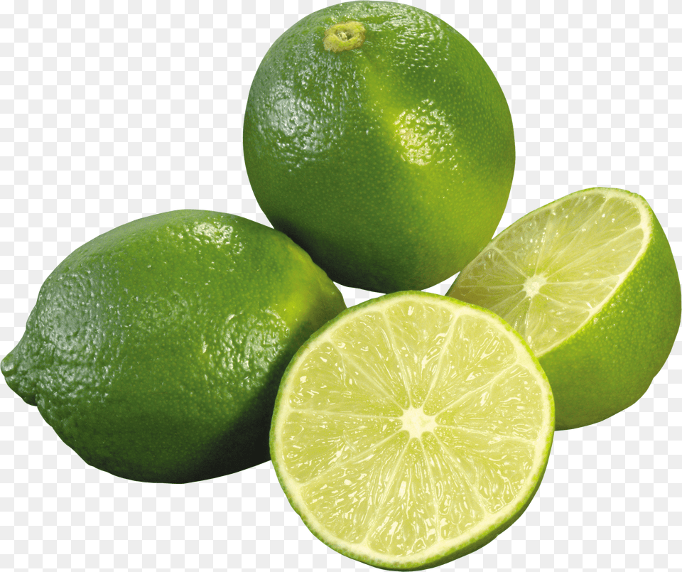 Three Green Lemons, Citrus Fruit, Food, Fruit, Lime Free Png Download
