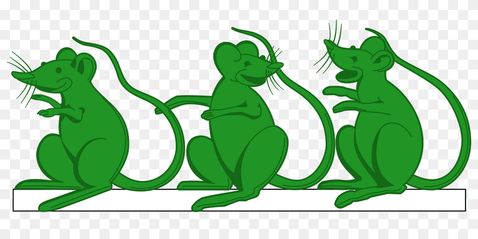 Three Green Mice Clipart, Animal, Cat, Egyptian Cat, Mammal Png