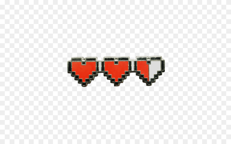 Three Heart Zelda Pin Shittty Stufff, Accessories, Dynamite, Weapon, Logo Free Transparent Png