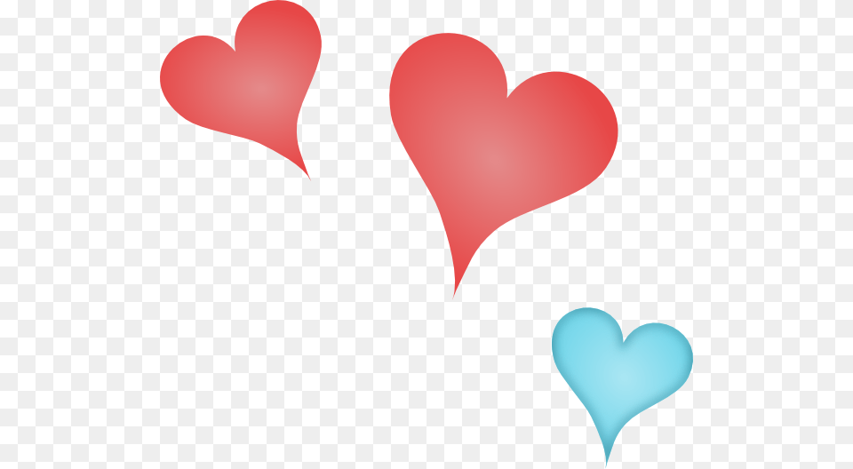 Three Hearts Clip Art, Heart, Balloon Free Png