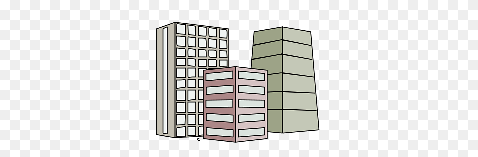 Three High Rise Buildings, Box Png