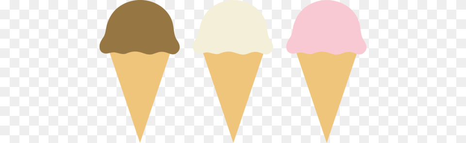 Three Ice Cream Cones, Dessert, Food, Ice Cream, Person Free Transparent Png