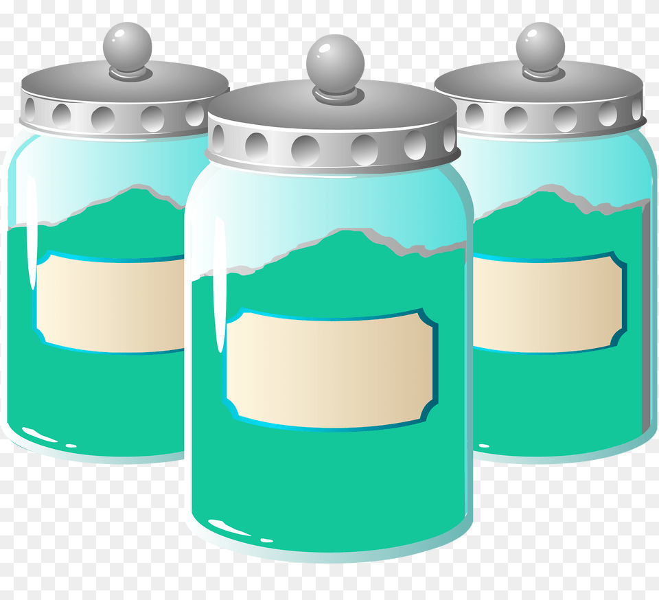 Three Jars Clipart, Jar Png