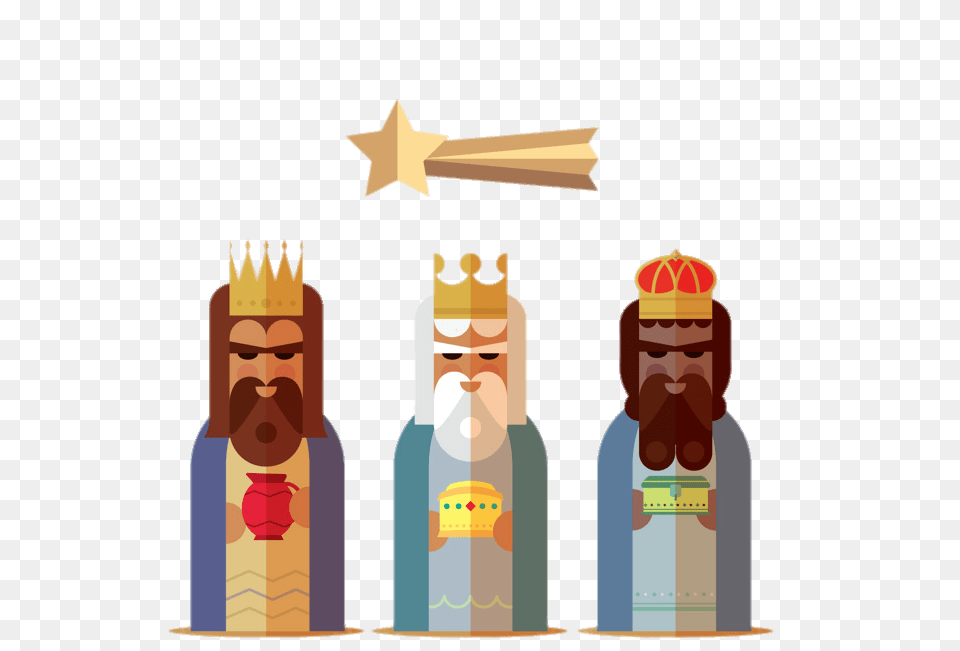 Three Kings And Shooting Star Drawing, Person, Face, Head Free Transparent Png
