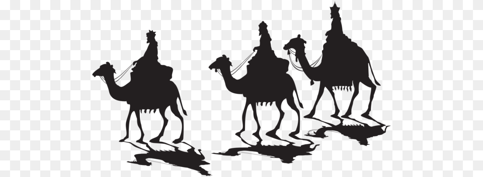 Three Kings Silhouette Clip, Dancing, Leisure Activities, Person Png Image