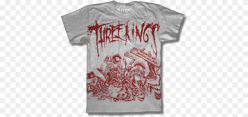 Three Kings Tattoo Zombie Sunrise, Clothing, T-shirt, Shirt Free Png Download