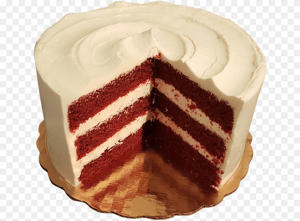 Three Layer Round Cake Red Velvet, Birthday Cake, Cream, Dessert, Food Free Png