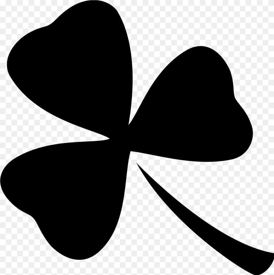 Three Leaf Clover Icon Icon Clover, Gray Png Image
