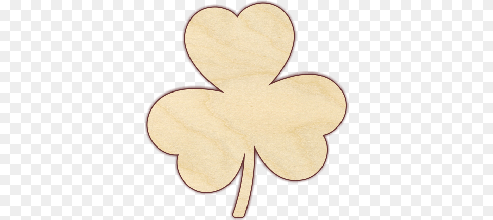 Three Leaf Clover Unfinished 1 4 Birch Plywood Pieces Shamrock, Wood, Home Decor, Ping Pong, Ping Pong Paddle Png