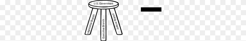Three Legged Stool Of Government Clip Art, Gray Png Image