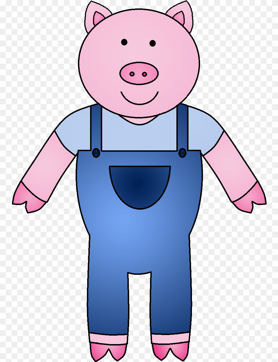 Three Little Pig Clipart, Baby, Person, Clothing, Pants Free Png Download