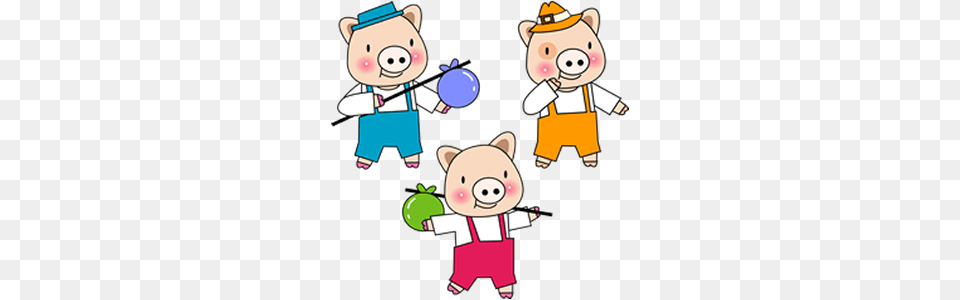Three Little Pigs, Animal, Bear, Mammal, Wildlife Free Png