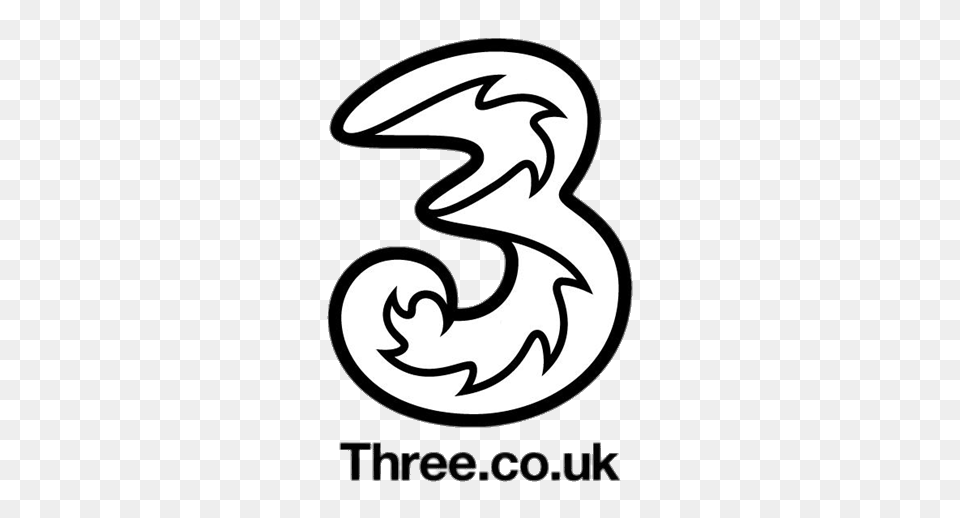 Three Logo, Text, Symbol, Smoke Pipe Free Transparent Png