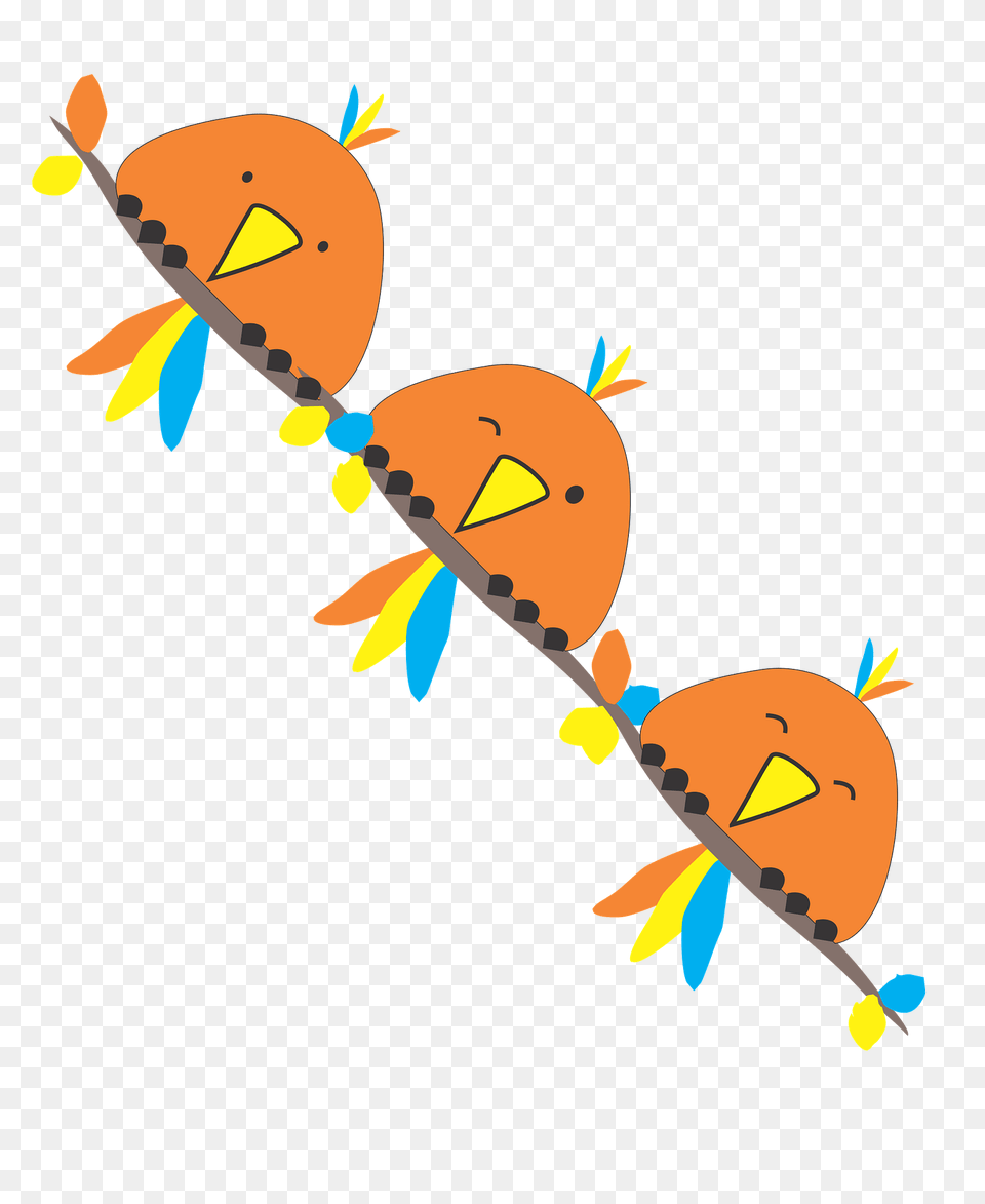 Three Macaws On A Wire Clipart, Outdoors, Nature, Sea, Water Free Transparent Png