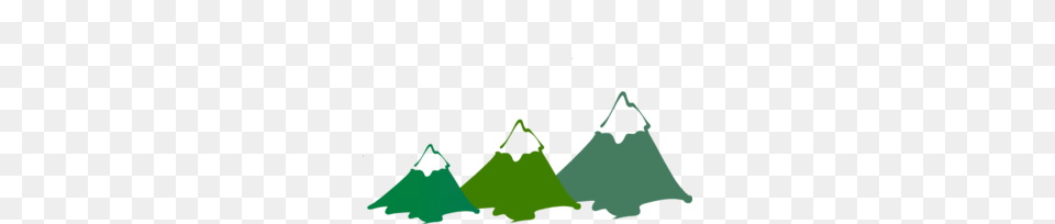 Three Mountain Peaks Green Clip Art, Bag, Leisure Activities, Person, Dancing Free Transparent Png