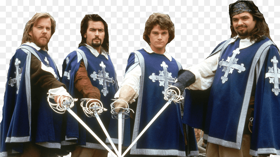 Three Musketeers, Weapon, Sword, Person, People Free Png