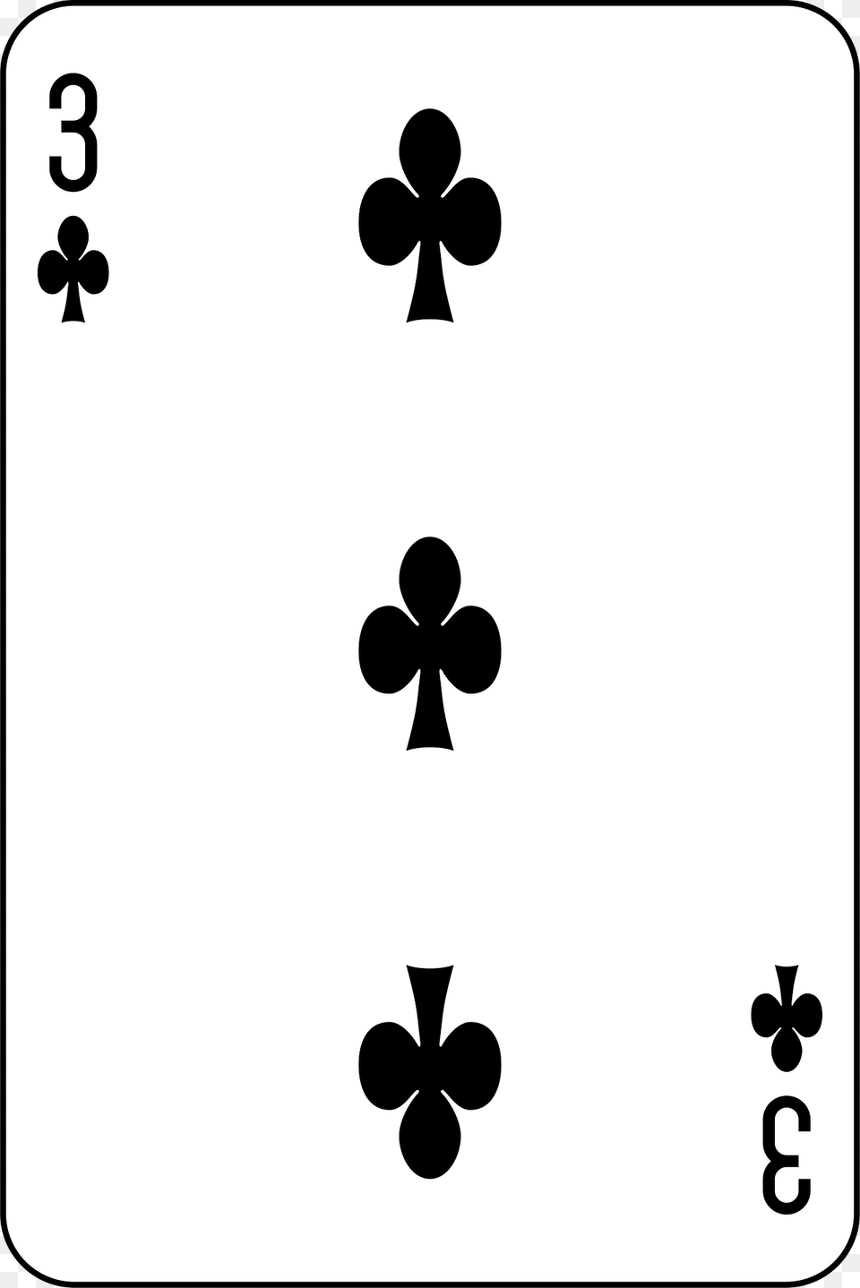 Three Of Clubs Clipart, Symbol, Text Free Transparent Png