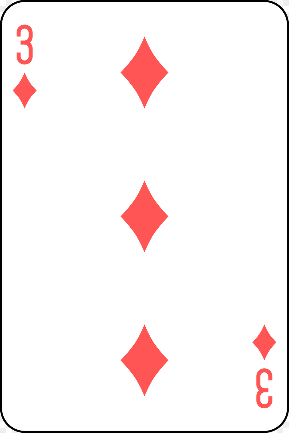 Three Of Diamonds Clipart, Symbol, Logo, Text Png