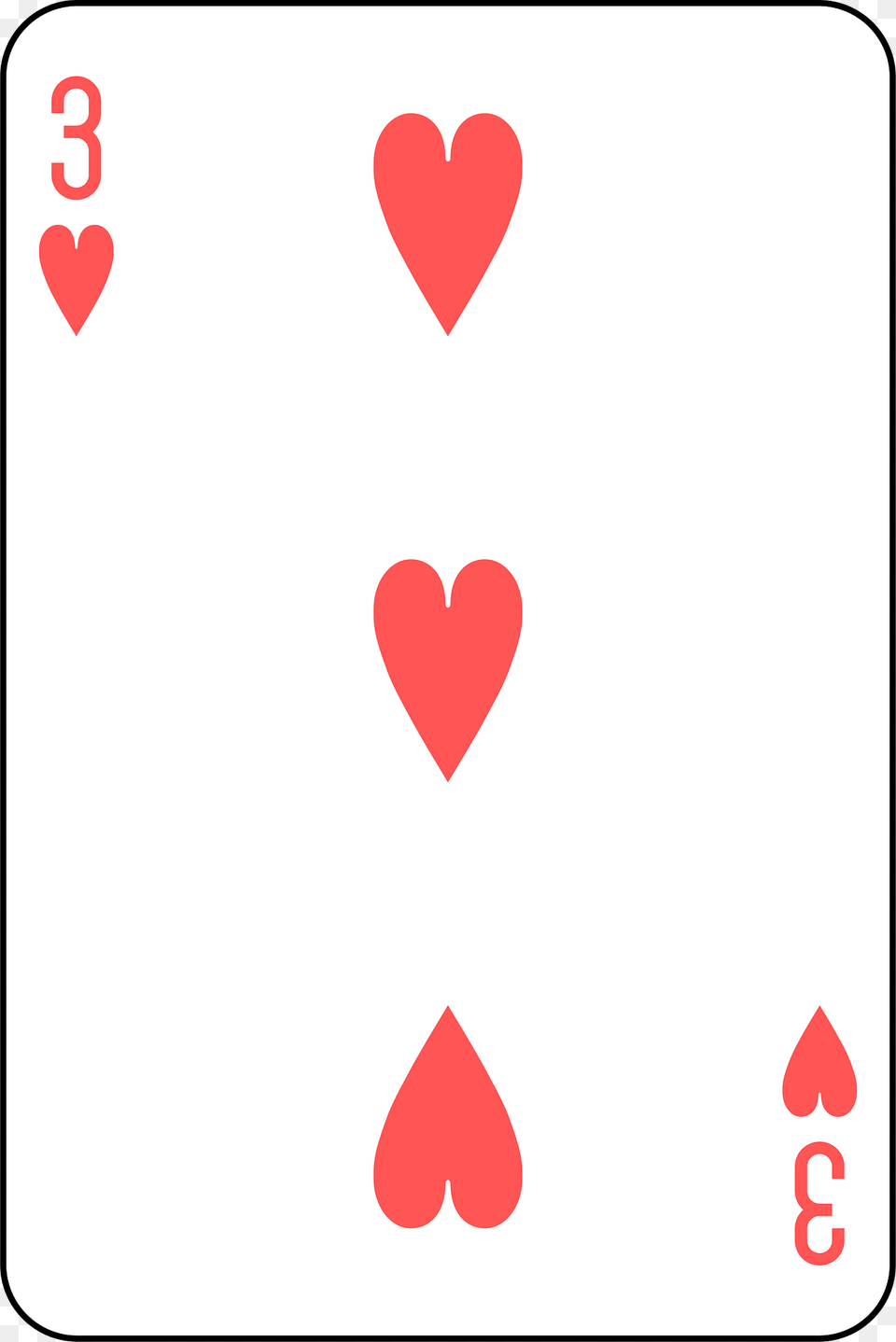 Three Of Hearts Clipart, Heart Free Png