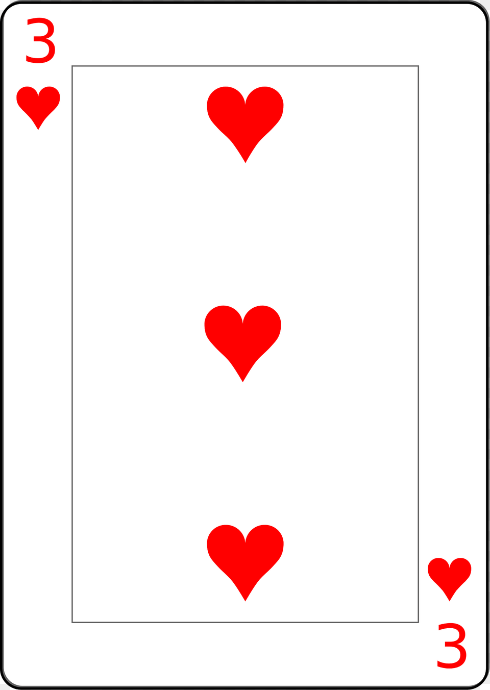 Three Of Hearts Clipart, Heart, Symbol Free Transparent Png