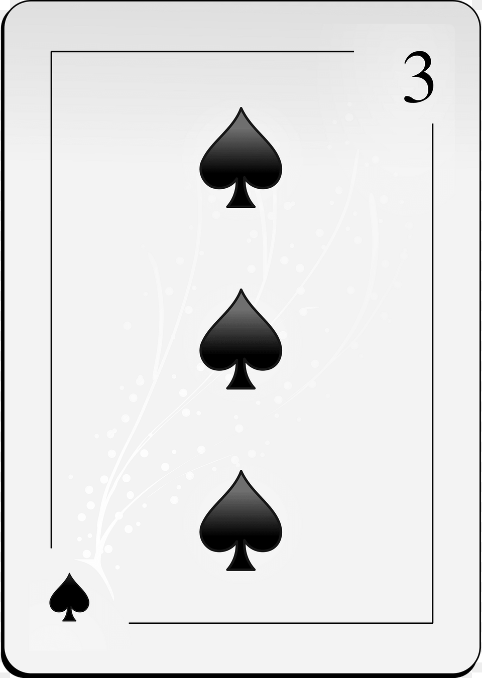 Three Of Spades Clipart, Text, Symbol Free Png
