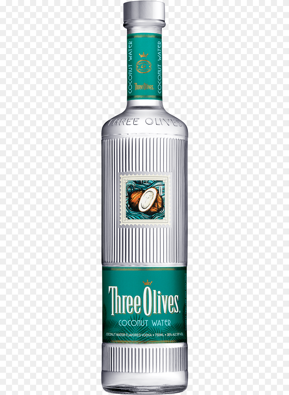 Three Olives Coconut Water Vodka, Alcohol, Beverage, Gin, Liquor Png