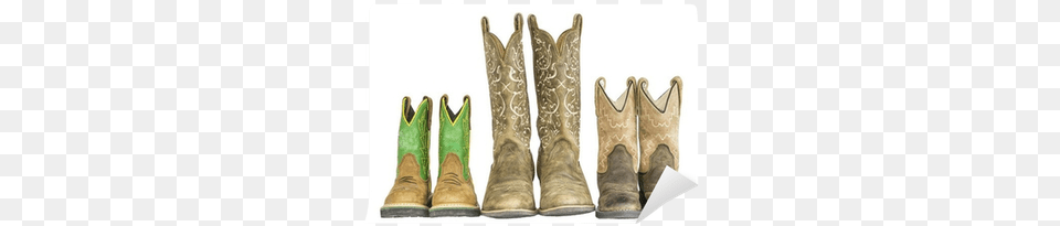 Three Pairs Of Cowboy Western Boots Wall Mural Pixers Cowboy Boot, Clothing, Cowboy Boot, Footwear, Shoe Free Png
