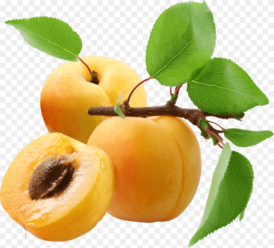 Three Peaches, Food, Fruit, Plant, Produce Png Image
