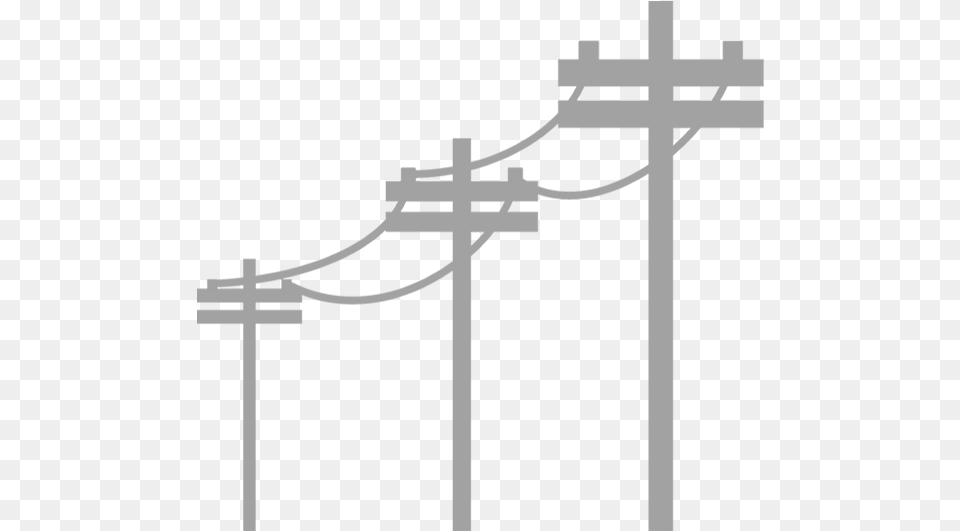 Three Phase Line Electrical Transmission Experts Vector Electricity Poll Icon, Utility Pole, Cross, Symbol Png