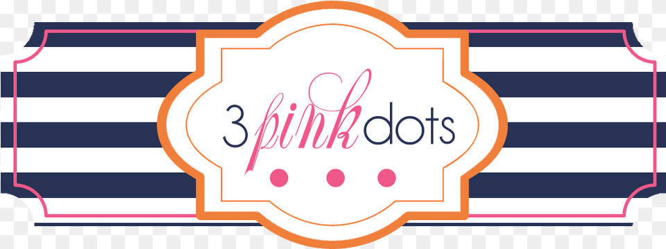 Three Pink Dots, Sticker, Paper, Logo, Text Png Image