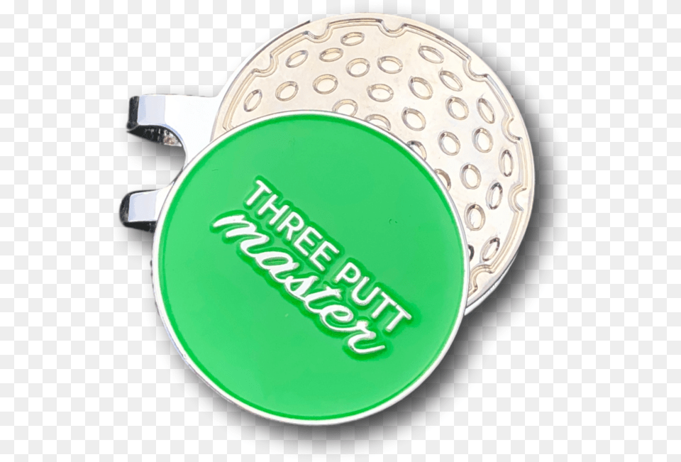 Three Putt Master Hat Clip W Ball Marker Circle, Golf, Golf Ball, Sport Png Image
