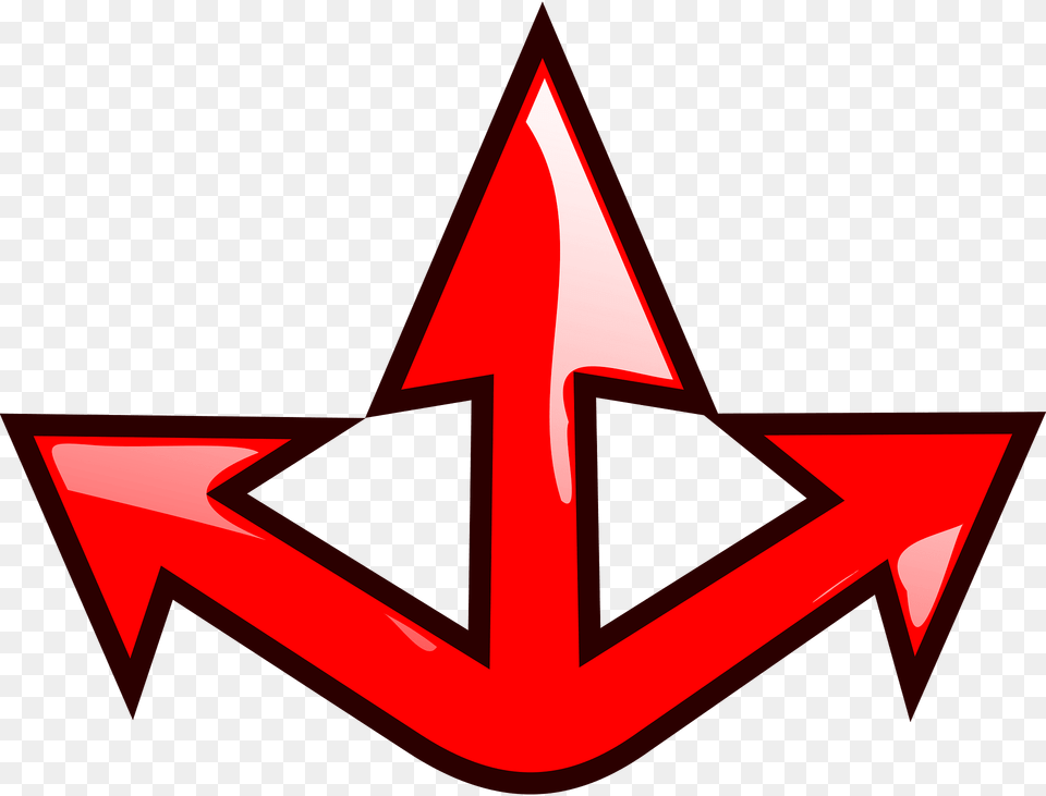 Three Red Arrows Clipart, Symbol, Star Symbol, Logo, Dynamite Png Image