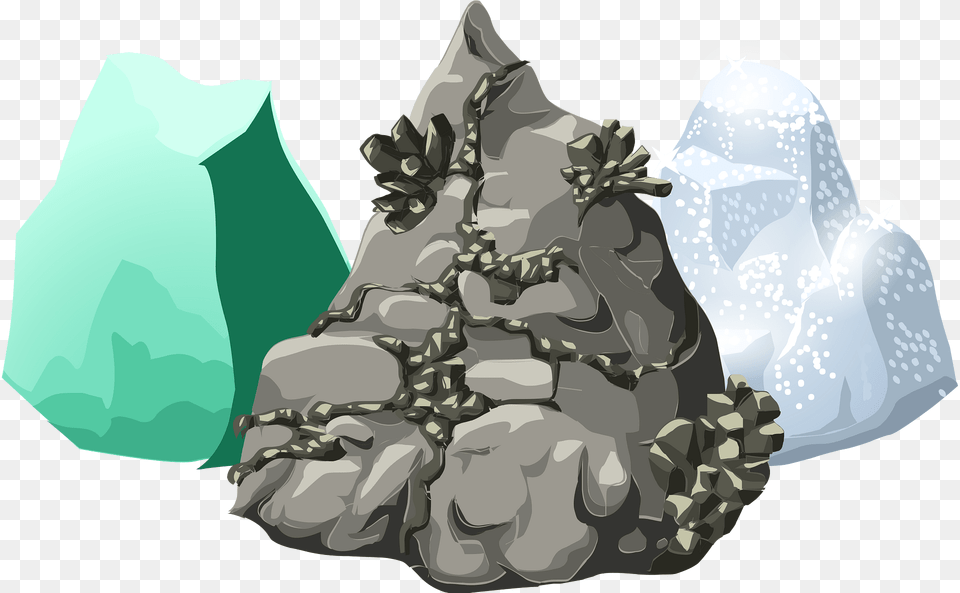 Three Rocks Clipart, Ice, Nature, Outdoors, Iceberg Free Transparent Png