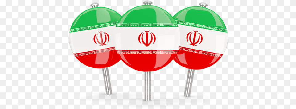 Three Round Pins Iran Flag, Candy, Food, Sweets, Lollipop Free Png Download