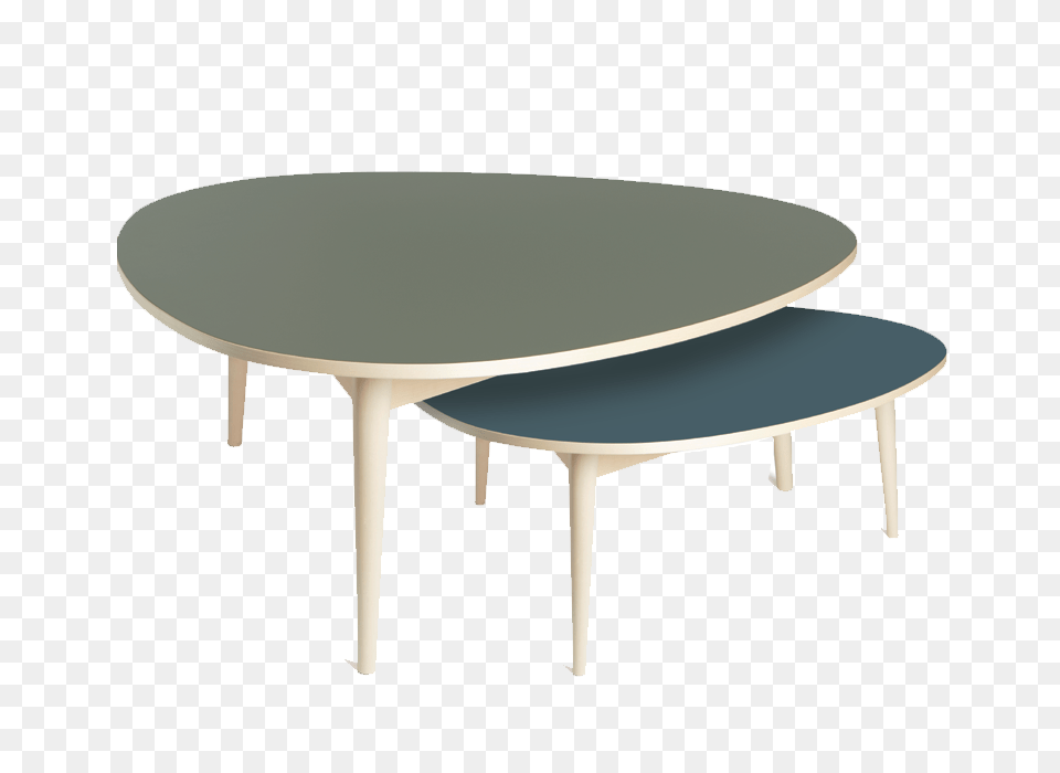 Three Round Table Small Smokey Blue Wb Form, Coffee Table, Dining Table, Furniture Free Png