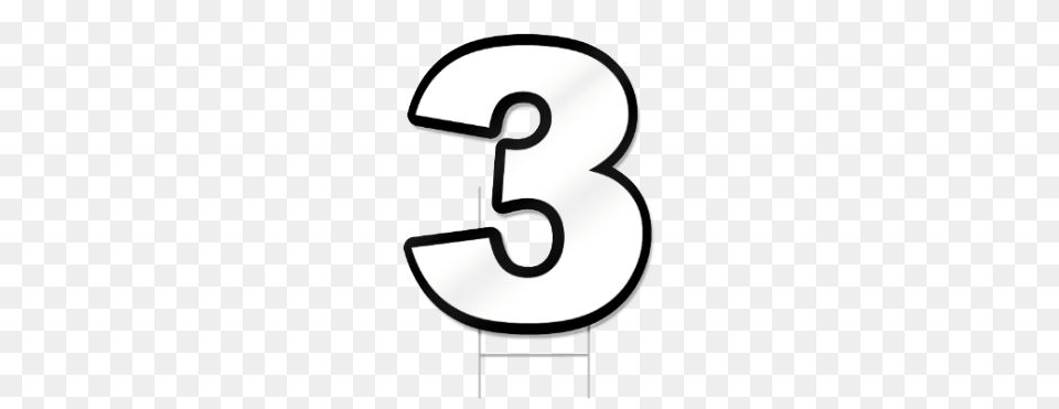Three Shaped Sign, Number, Symbol, Text Png Image