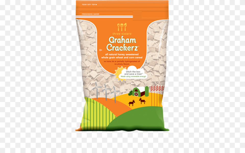 Three Sisters Graham Crackerz Cereal, Food, Grain, Produce Png