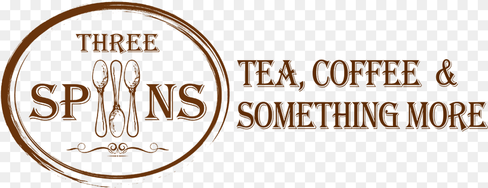 Three Spoons Tea Coffee And Something More Calligraphy, Logo, Coin, Money Png