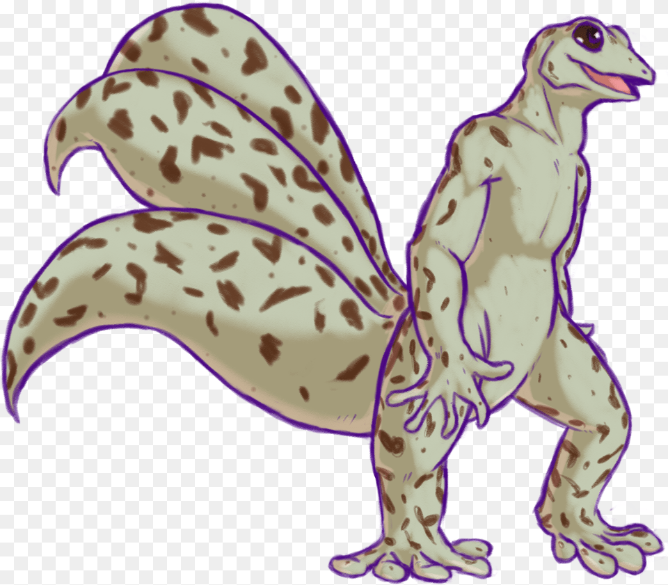 Three Tailed Gecko Demon Gecko With Three Tails, Animal, Dinosaur, Reptile Png Image