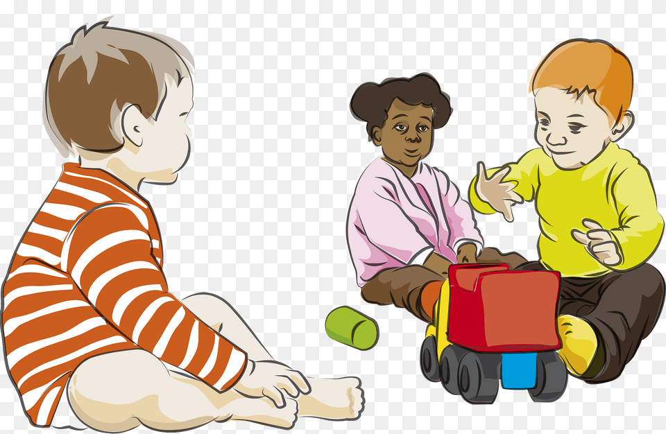 Three Toddlers Play Clipart, Baby, Person, Face, Head Free Png