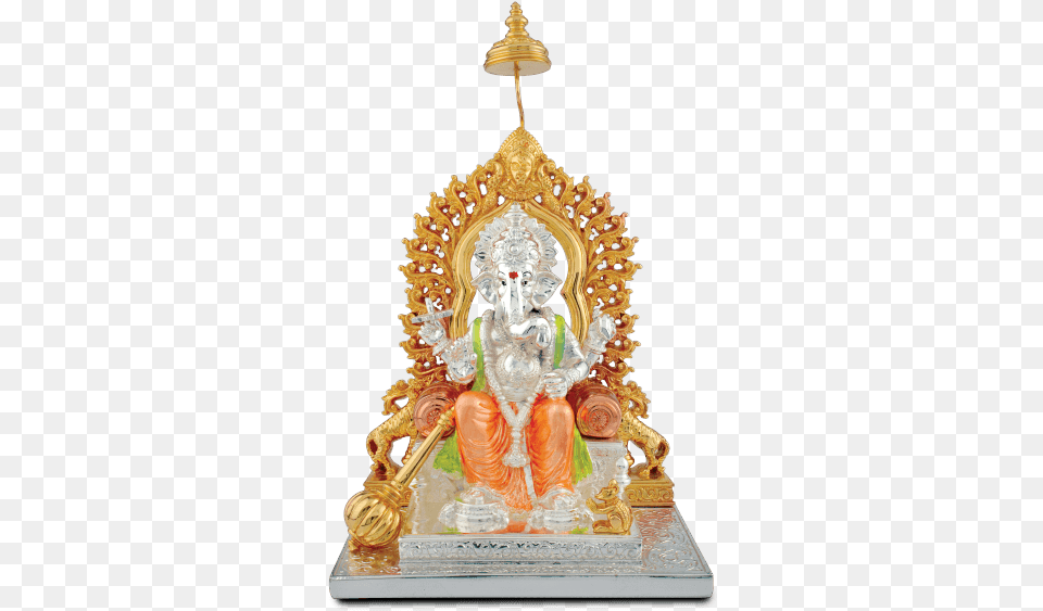 Three Tone Ganesh Statue, Altar, Architecture, Building, Church Png