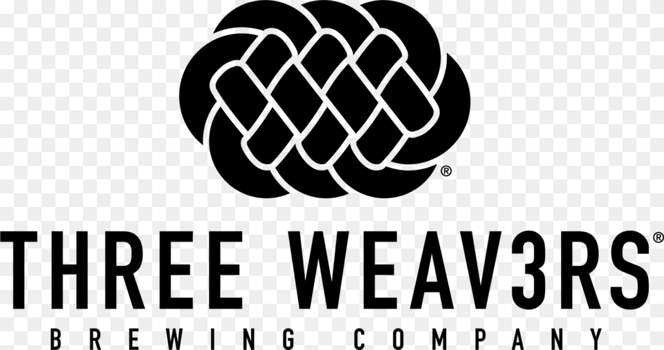 Three Weavers Official Brand Logo Vertical Lockup Three Weavers Brewing Company, Gray Png Image
