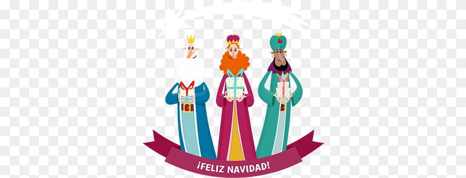 Three Wise Men Window Christmas Sticker Feliz Navidad Reyes Magos, Person, Adult, Wedding, Woman Free Png