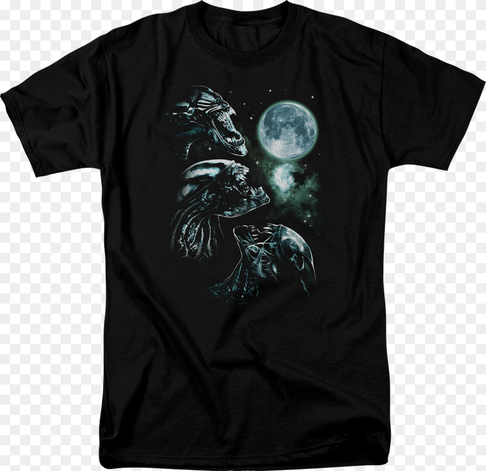 Three Xenomorph Moon Alien T Shirt Duke Silver Tshirt, Clothing, T-shirt, Astronomy, Nature Png