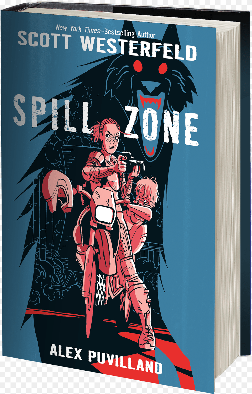 Three Years Ago An Event Destroyed The Small City Of Spill Zone By Scott Westerfield, Book, Comics, Publication, Adult Png