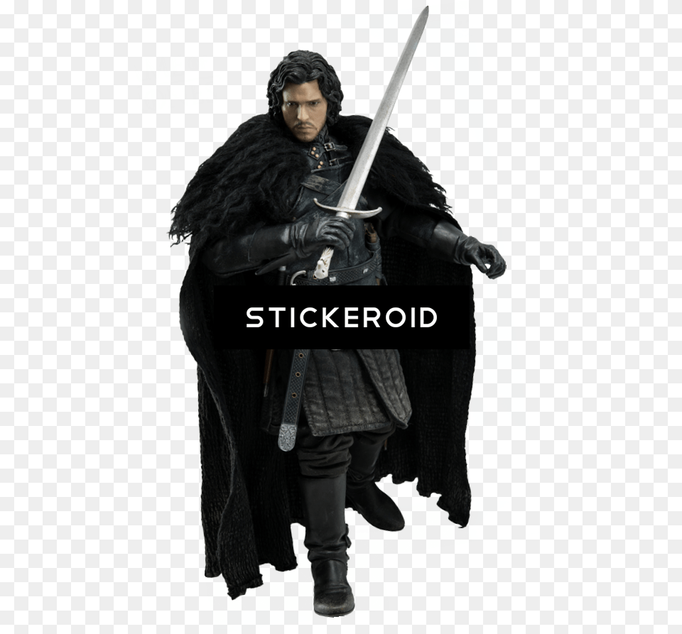 Threezero Game Of Thrones Jon Snow Jon Snow, Weapon, Sword, Fashion, Clothing Free Png