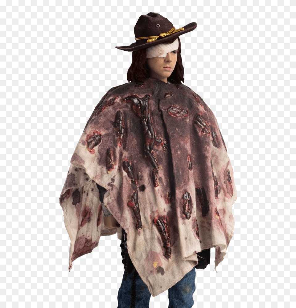 Threezero The Walking Dead Carl Grimes Deluxe Figure Walking Dead Kostme, Fashion, Adult, Person, Hat Free Png Download