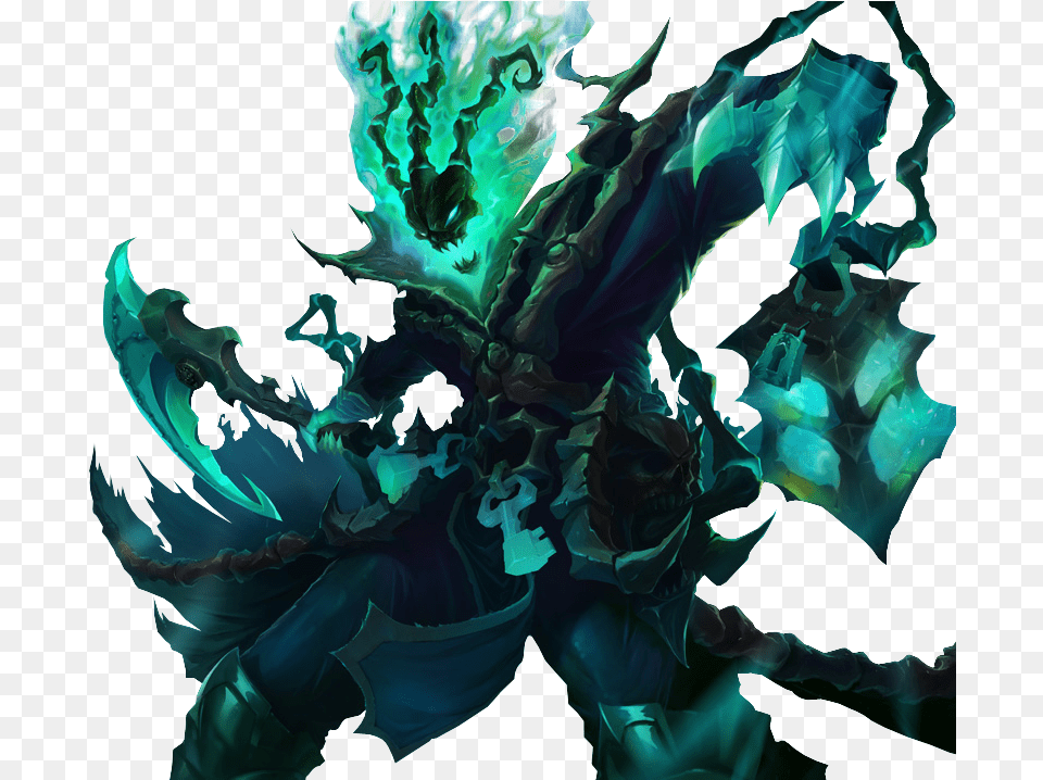 Thresh Kp League Of Legends Thresh, Dragon, Pattern, Accessories, Person Free Png Download