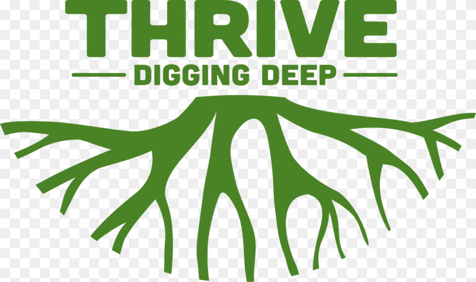 Thrive Logo Rgb Thrive, Plant, Root, Leaf, Vegetation Free Transparent Png